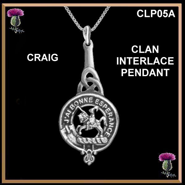 Campbell Loudoun Clan Crest Scottish Pendant  CLP02