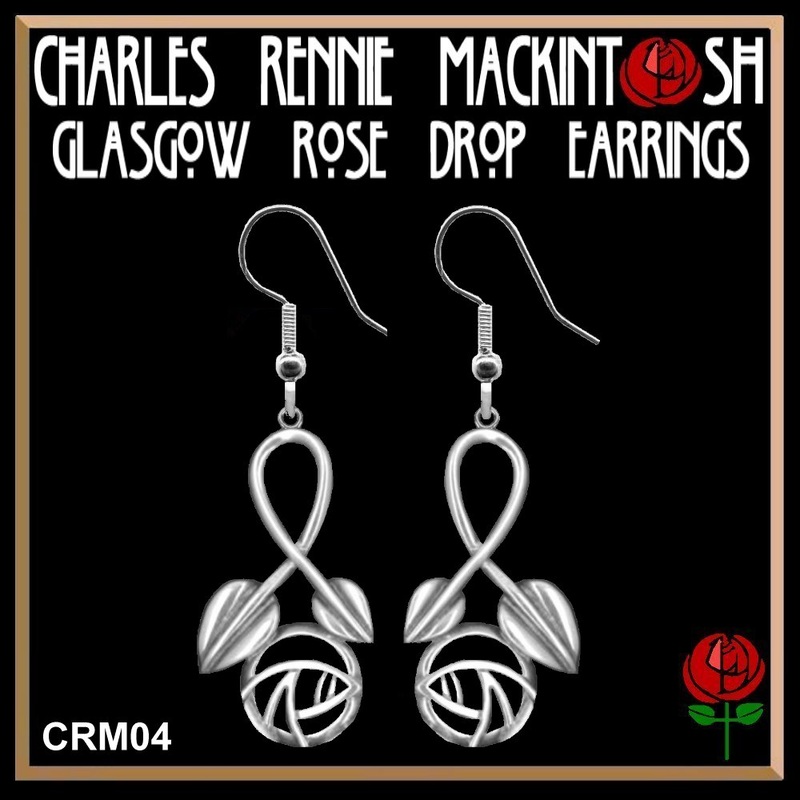 Rennie Mackintosh Glasgow Rose Bracelet Charm 