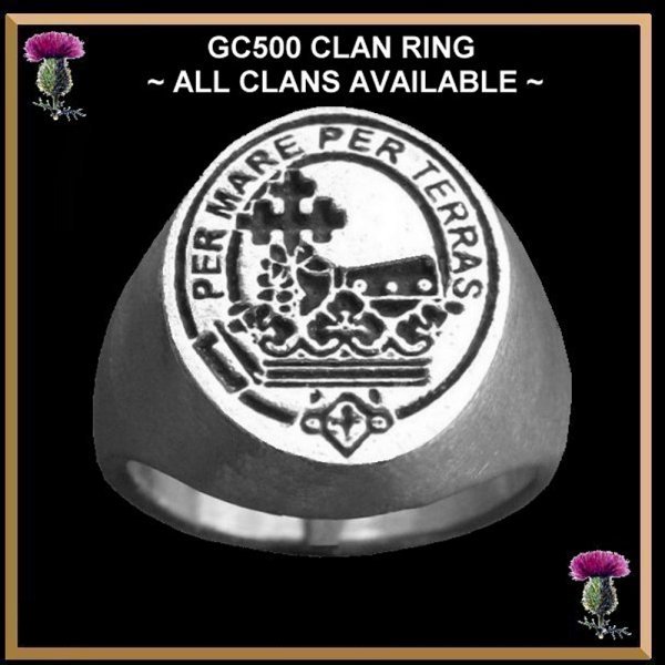 Oliphant Scottish Clan Crest Ring GC100 